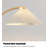 Jiabaoli Solid Wood, Wrought Iron and Fabric Floor Lamp