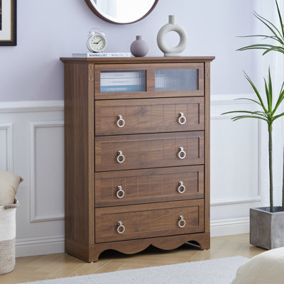  Alesha 5-Drawer Dresser (31.5" W)