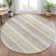 Machine Washable Indoor/Outdoor Xhevrie Gold Rug