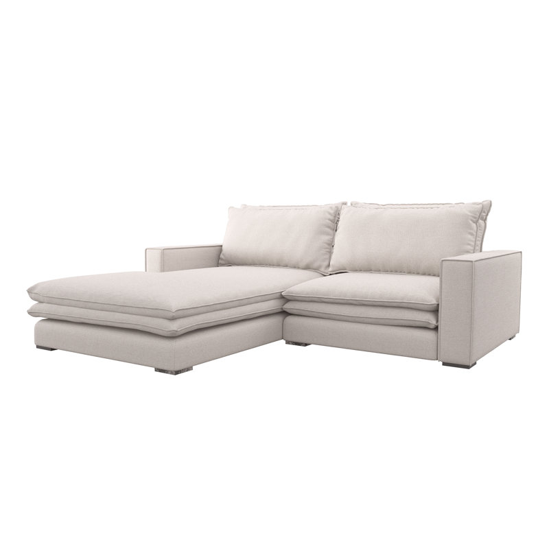 Aaron Right Corner Sofa, Taupe, Left Hand Facing