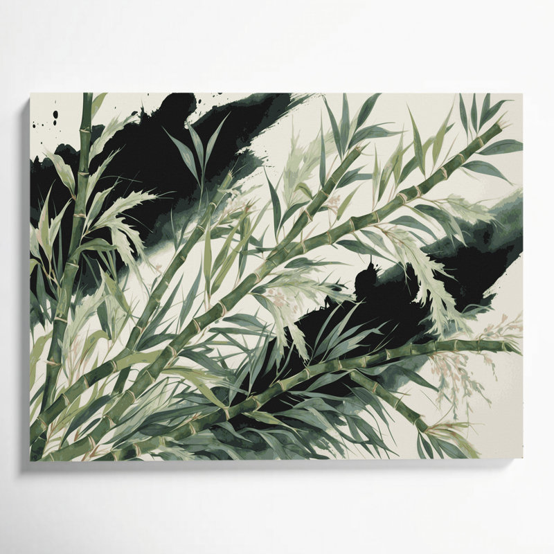 Art mural sur toile beige, H 12 po x l 18 po