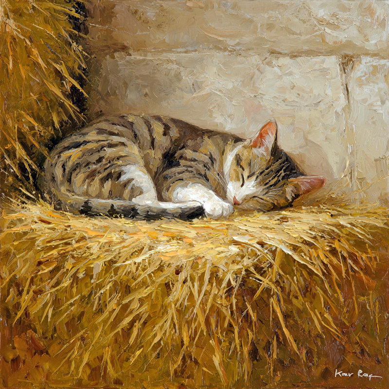 Toile de grange sur toile de grange, H 12 po x l 12 po