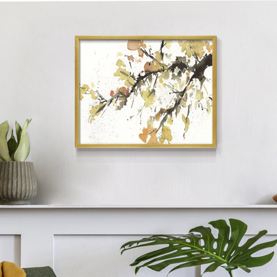 Branche d'arbre aquarelle II, reproduction encadrée