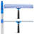 Pro Window Washing Kit with with Squeegee, Washer and 6' Telescopic Pole, 2 Pack-114268276