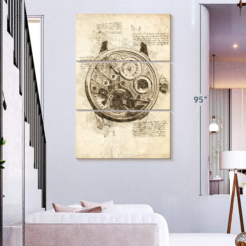 Old Rolex Inside, 74" H x 48" W
