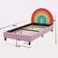 Lit plateforme tapissier Rainbow Design