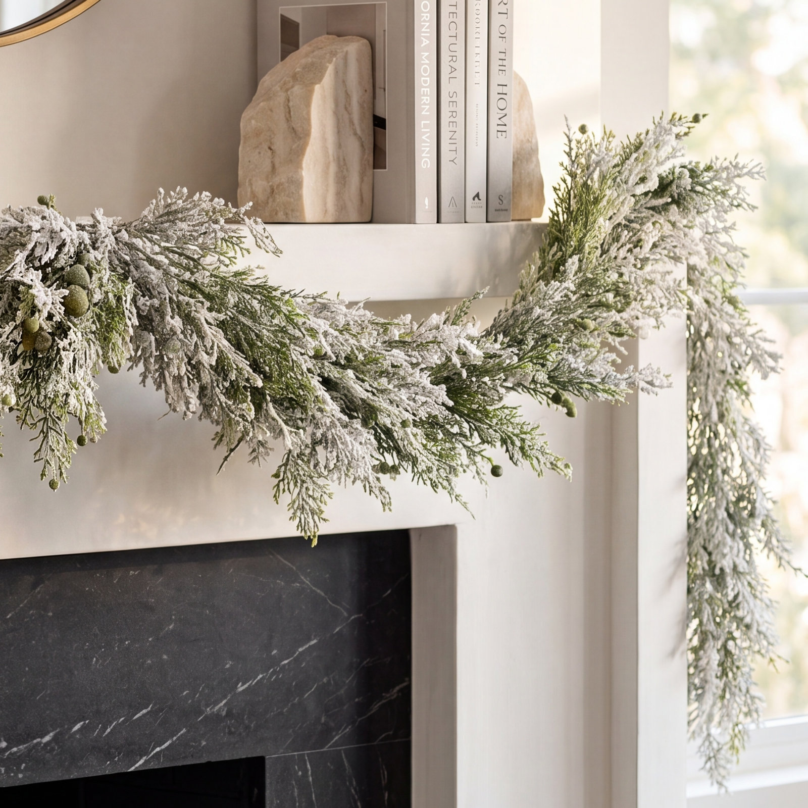75'' in. Faux Cedar Garland