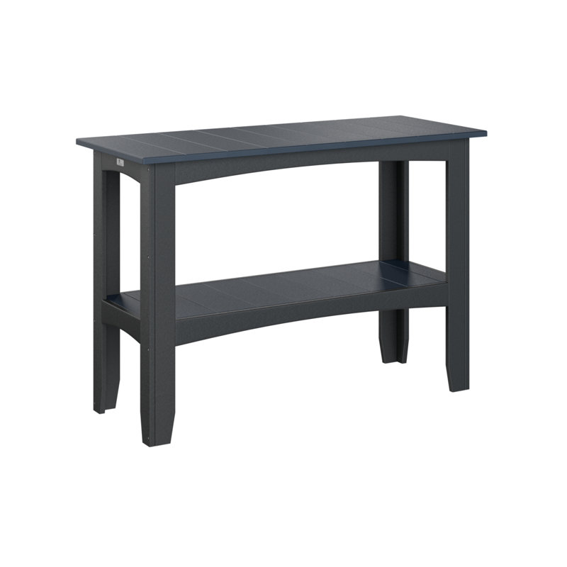 Outdoor Bar Table, Black, Navy Blue