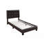 Tête de lit rectangulaire en similicuir de style contemporain 1pc-881803473-881803475