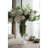 15” Clear Glass Pedestal Vase with Ornate Design, Crystal-Inspired Home Accent for Mantel, Tabletop, or Centerpiece Display-156567831