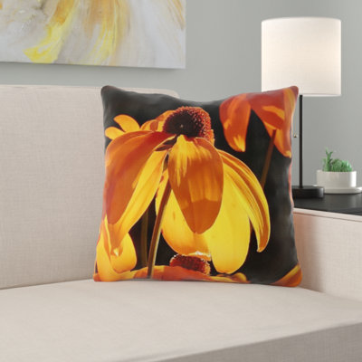 Coussin décoratif fleurs