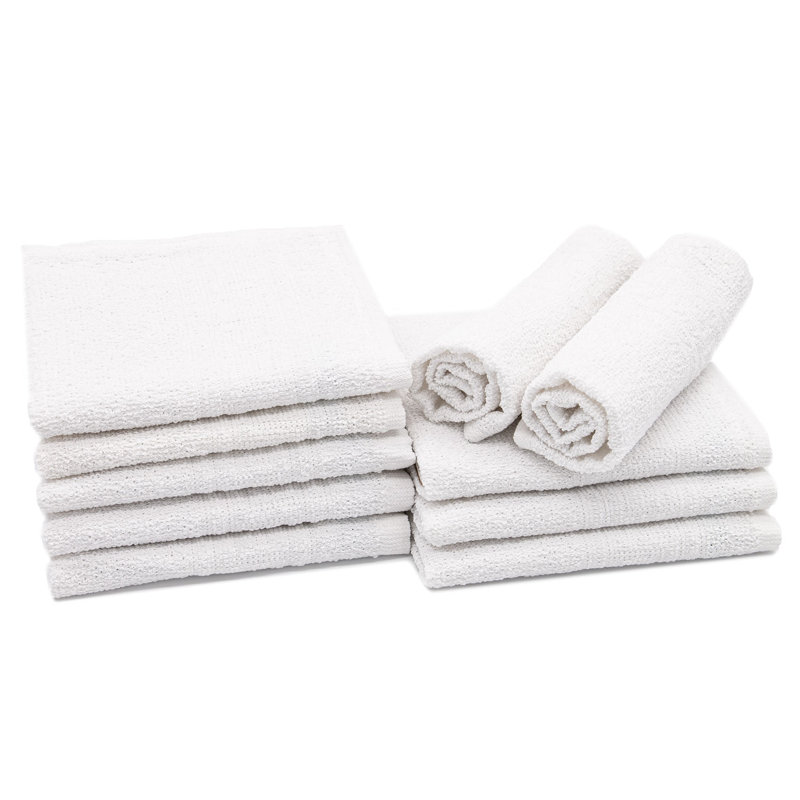 Lightweight Washcloth, White