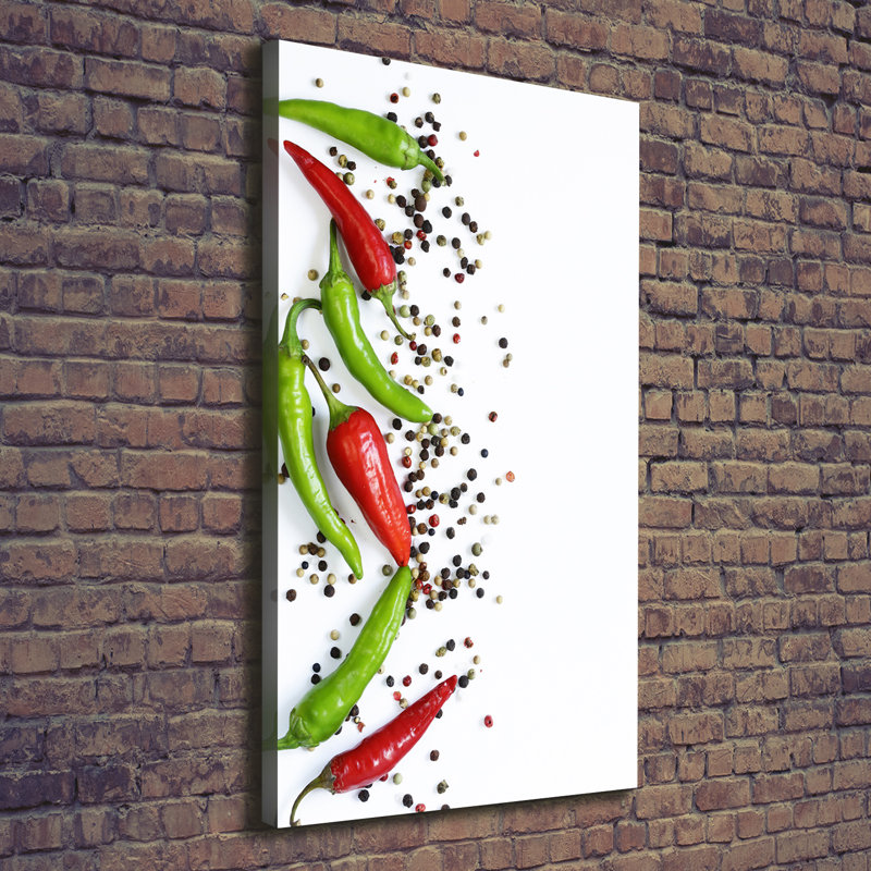 Chilli Peppers - Wrapped Canvas Print