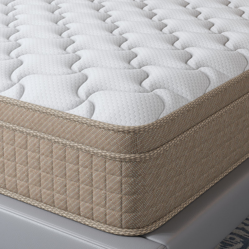 Matelas hybride en mousse de refroidissement de qualité moyenne, Lit simple, 12"