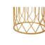 Elms Glass Top Drum Nesting Tables