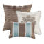 Ensemble d'édredon jacquard 7 pièces bleu grand-117508901
