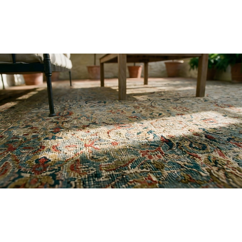 Tapis antique à large motif géométrique noué à motif turc Sivas