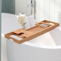 Mornenjoy Bath Tray for Tub,Bathtub Caddy Tray, Expandable Bath