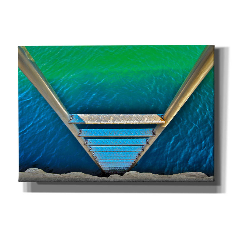"Échelle de mer" par Verne Varona, H 18 po x l 26 po x P 0,75 po