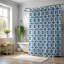 Motif géométrique - Rideau de douche Premium-2114802701
