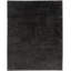 Linen Solid Area Rug in Charcoal