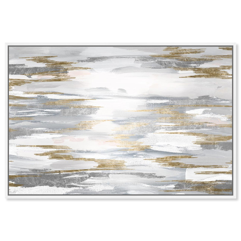 Amanecer - cadre flottant, impression sur toile, Toile avec cadre blanc, L 45 po x H 30 po