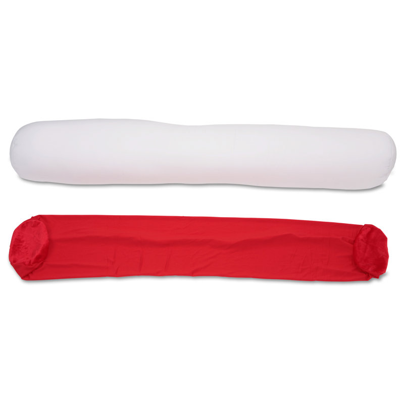 Mooshi Squishy Microbead Body Pillow Cover, Red