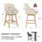 Chela Upholstered Button-Tufted Barstool With Solid Wood Frame-1449848176-1467265024