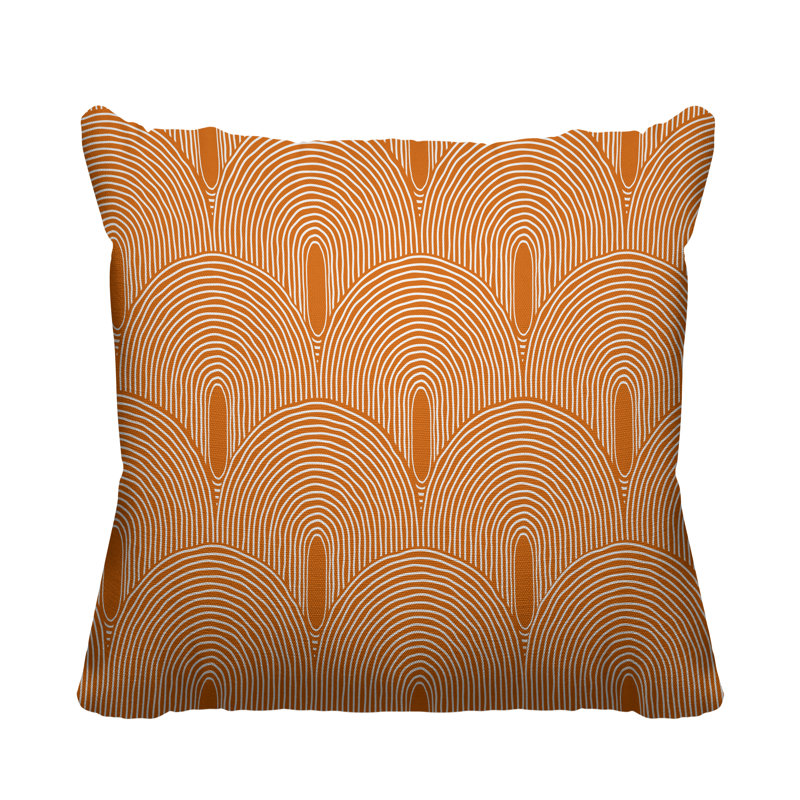 Coussin Limpo, L 19 po x H 19 po, Orange