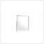 Miroir de style moderne en bois blanc (seulement miroir)-860760641