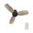 44"  3 - Blade DC Motor Ceiling Fan Remote Control, without Light-87128628