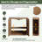84'' Double Bathroom Vanity with Ceramic Top-382995250