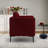 32.66" W Upholstered Velvet Accent Armchair-1113547651