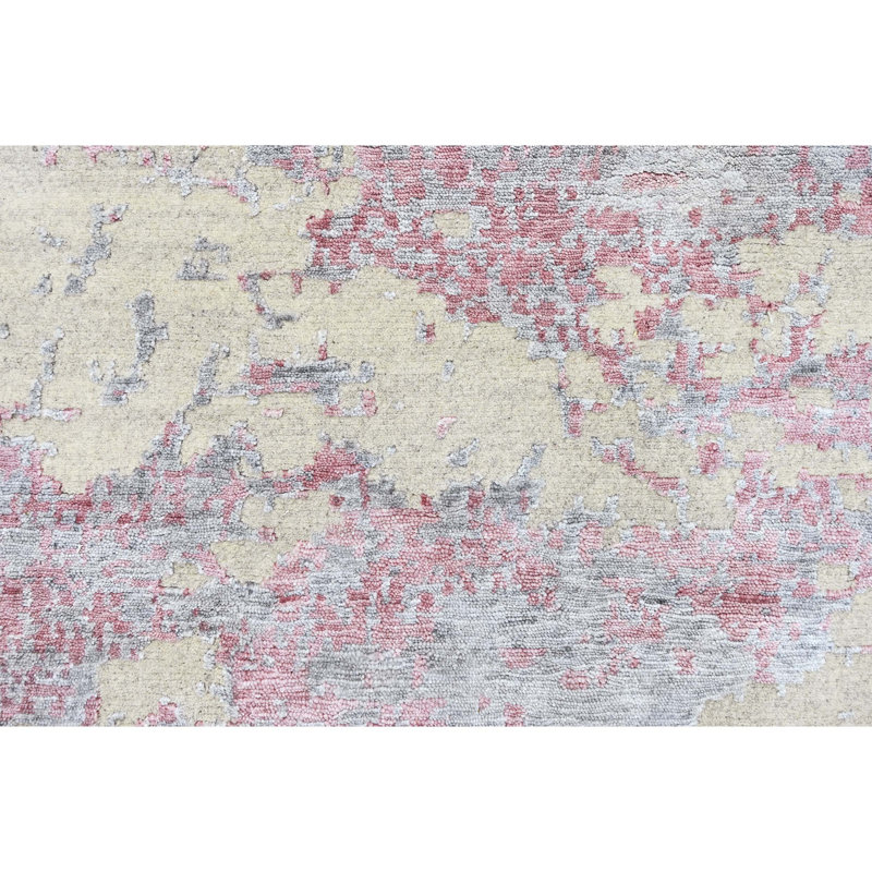 Tapis rectangulaire noué à la main, Rectangle 6 pi x 9 pi
