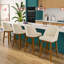 Tabouret de comptoir rembourré Havant-1887744958-1887744952