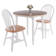 Donaven 2 - Person Solid Wood Solid Wood Top Four Leg Dining Set