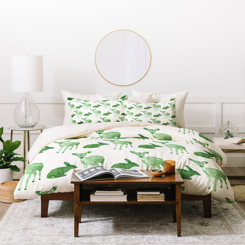 Housse de couette Morgan Kendall, Housse de couette pour grand lit et 2 taies décor