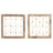 Gromling Wood and Metal Bell Wall Decor Set