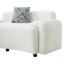 Canapé modulaire incurvé moderne avec coussins décoratifs damassés Modern-124954227
