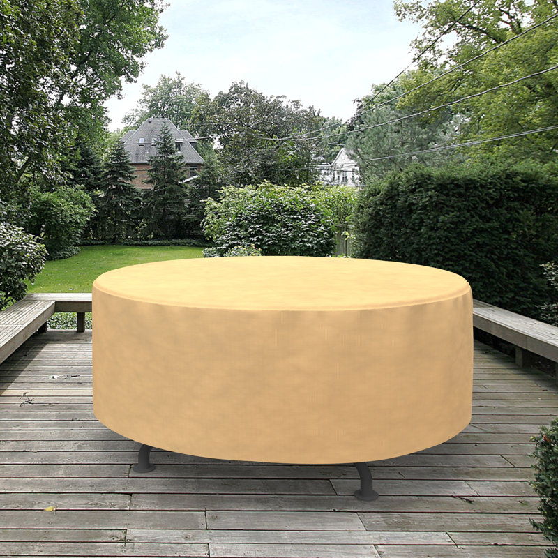 Housse pour table de patio ronde Jared, H 28 po x l 72 po x P 72 po