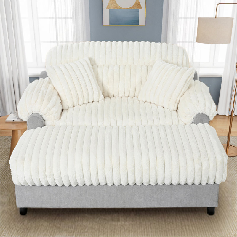 Chaise longue Canapé-lit 65,25 po Cloud, Beige