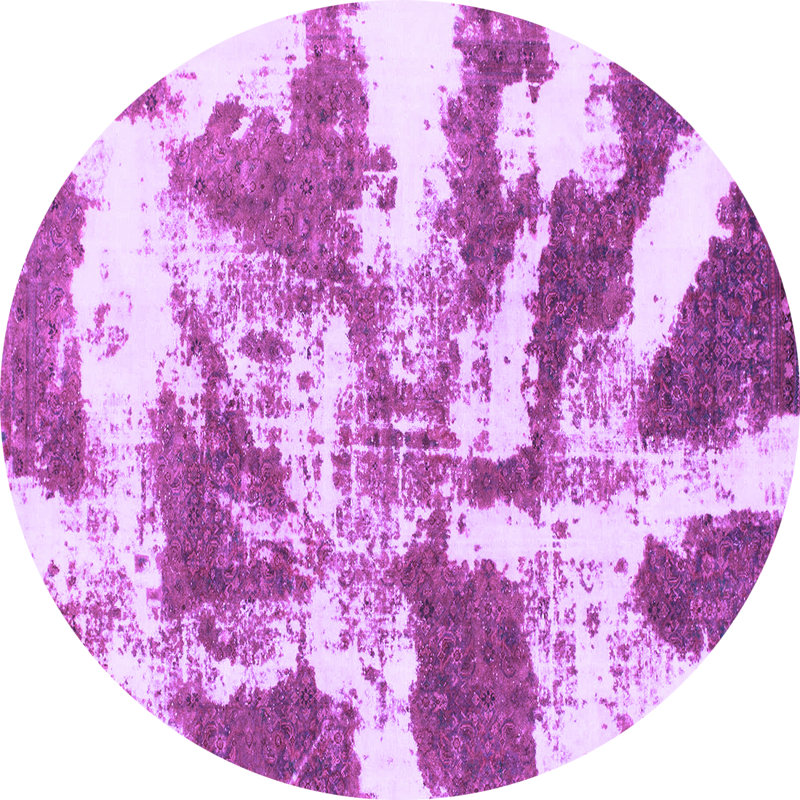 Tapis mauve Danut, Rond 3 pi