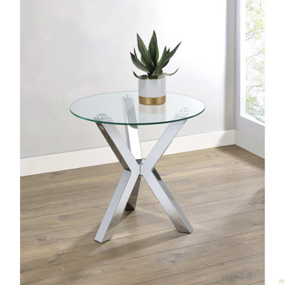 Table d'appoint Alexa Chrome
