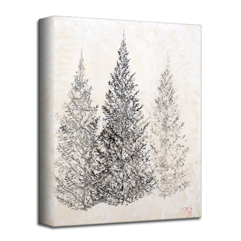 «Monoscape I» par Karen Biery, reproduction d'art sur toile tendue, H 16 po x l 12 po x P 1,5 po