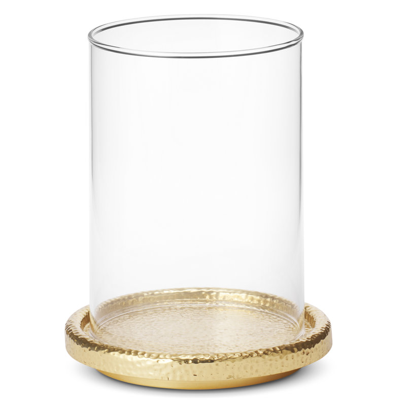 Tulln Hurricane Candle Holder, 6.5" H x 5" W x 5" D