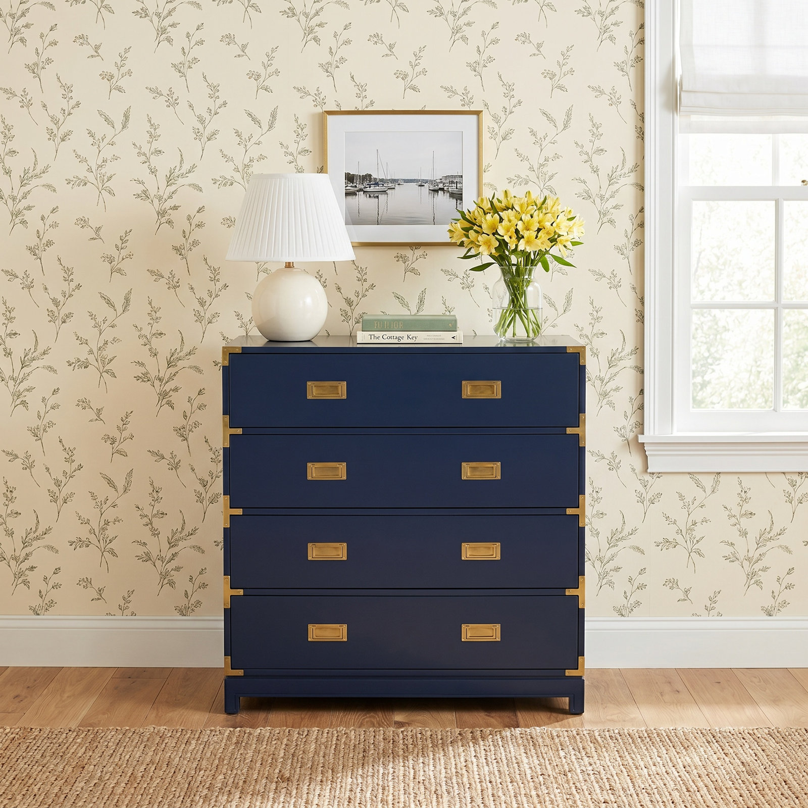 Hogle Mahogany 4-Drawer Accent Chest