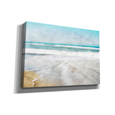 « serene coast landscape », impression sur toile tendue