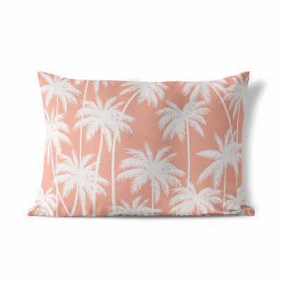 Palm Nautical Outdoor Lumbar Pillow