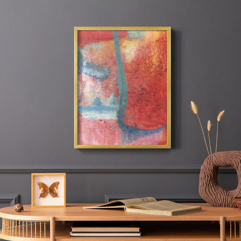 «Spring Step II», reproduction encadrée - bois massif