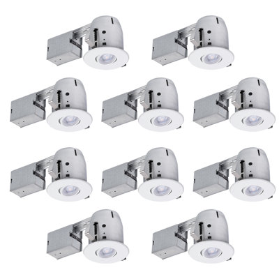 4 in. Dimmable Adjustable Light Beam Recessed Lighting Kit